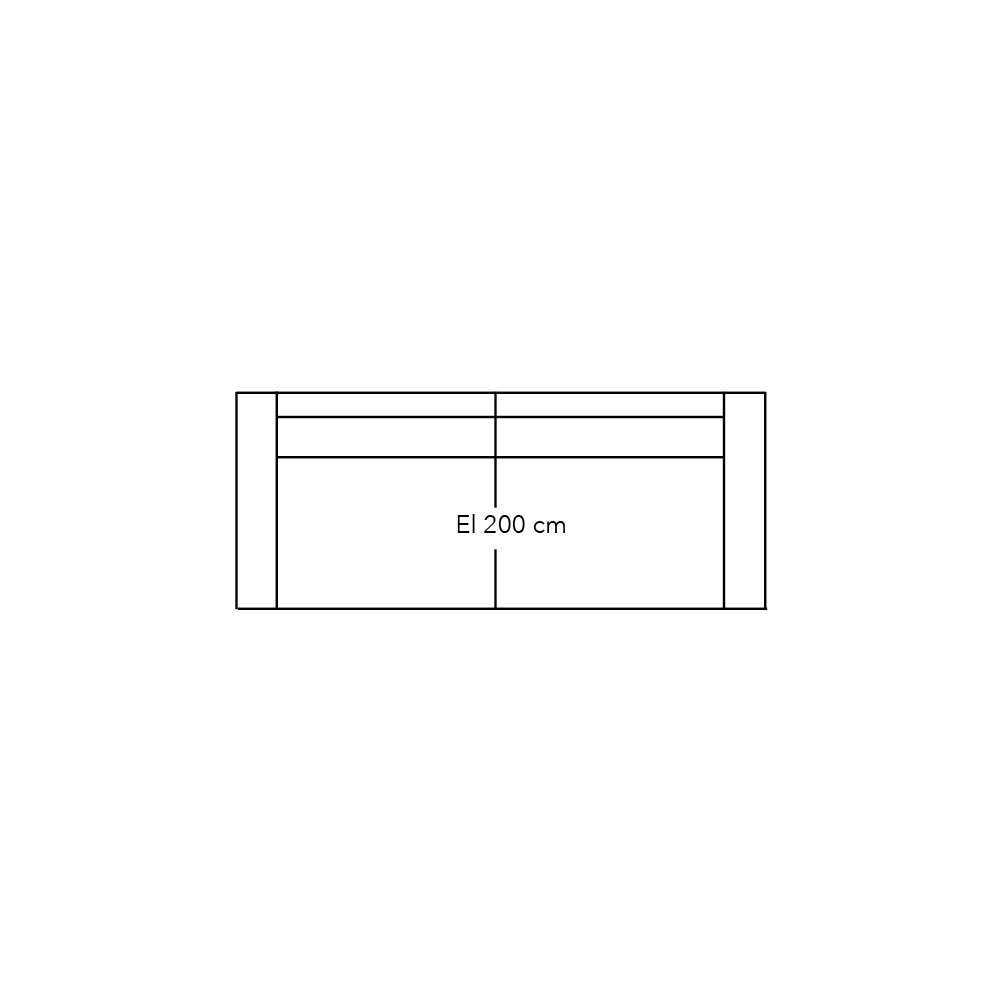 607032 - Element 200 met 2 armen - stofgroep 1