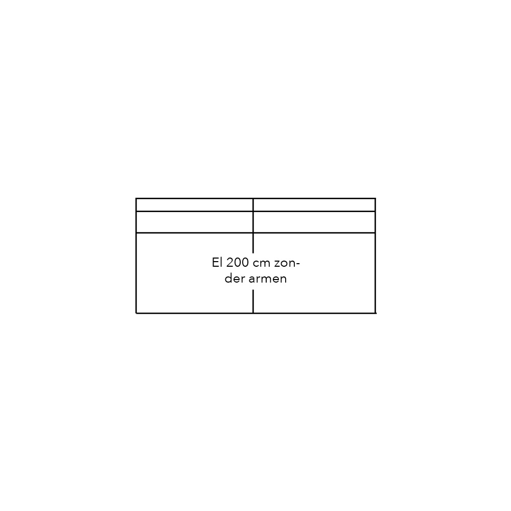 606035 - Element 200 zonder armen - stofgroep 1