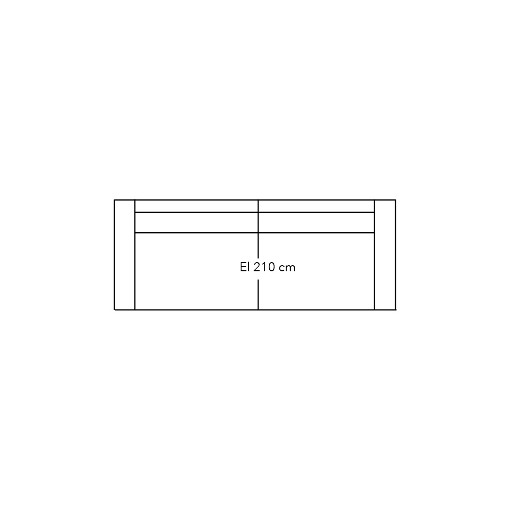 608036 - Element 210 met 2 armen - stofgroep 1